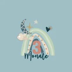 *SET* Bio-Jersey MONATS- Panel 1-12 Monate, Hirsch -Outlet STOFFWELTEN Store set bio jersey monats panel 1 12 monate hirsch7