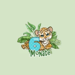 *SET* Bio-Jersey MONATS- Panel 1-12 Monate, Im Regenwald -Outlet STOFFWELTEN Store set bio jersey monats panel 1 12 monate im regenwald10