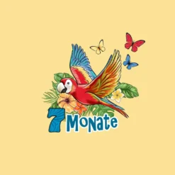 *SET* Bio-Jersey MONATS- Panel 1-12 Monate, Im Regenwald -Outlet STOFFWELTEN Store set bio jersey monats panel 1 12 monate im regenwald11