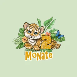 *SET* Bio-Jersey MONATS- Panel 1-12 Monate, Im Regenwald -Outlet STOFFWELTEN Store set bio jersey monats panel 1 12 monate im regenwald6