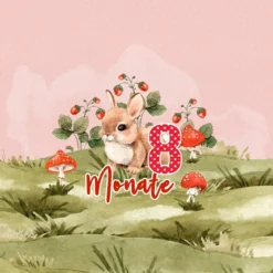 *SET* Bio-Jersey MONATS- Panel 1-12 Monate, Im Wald -Outlet STOFFWELTEN Store set bio jersey monats panel 1 12 monate im wald12