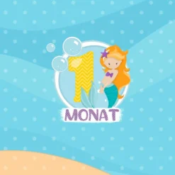 *SET* Bio-Jersey MONATS- Panel 1-12 Monate, Meerjungfrau -Outlet STOFFWELTEN Store set bio jersey monats panel 1 12 monate meerjungfrau5