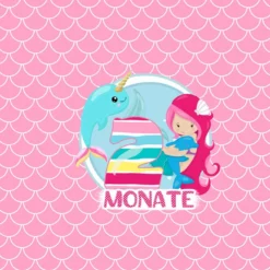 *SET* Bio-Jersey MONATS- Panel 1-12 Monate, Meerjungfrau -Outlet STOFFWELTEN Store set bio jersey monats panel 1 12 monate meerjungfrau6