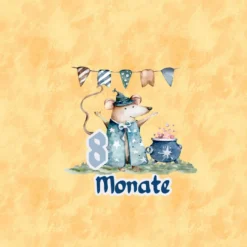 *SET* Bio-Jersey MONATS- Panel 1-12 Monate, Once Upon A Time -Outlet STOFFWELTEN Store set bio jersey monats panel 1 12 monate once upon a time12