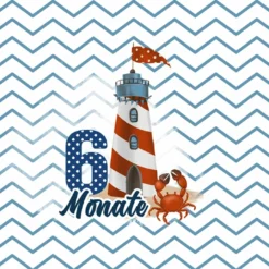 *SET* Bio-Jersey MONATS- Panel 1-12 Monate, Over The Sea -Outlet STOFFWELTEN Store set bio jersey monats panel 1 12 monate over the sea10