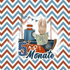 *SET* Bio-Jersey MONATS- Panel 1-12 Monate, Over The Sea -Outlet STOFFWELTEN Store set bio jersey monats panel 1 12 monate over the sea9