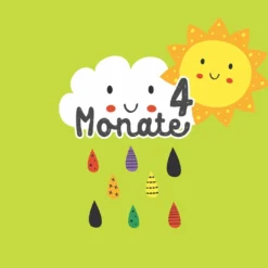 *SET* Bio-Jersey MONATS- Panel 1-12 Monate, Regenbogen -Outlet STOFFWELTEN Store set bio jersey monats panel 1 12 monate regenbogen8