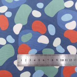 Softshell Poppy Spots · Dunkelpetrol -Outlet STOFFWELTEN Store softshell poppy spots dunkelpetrol4