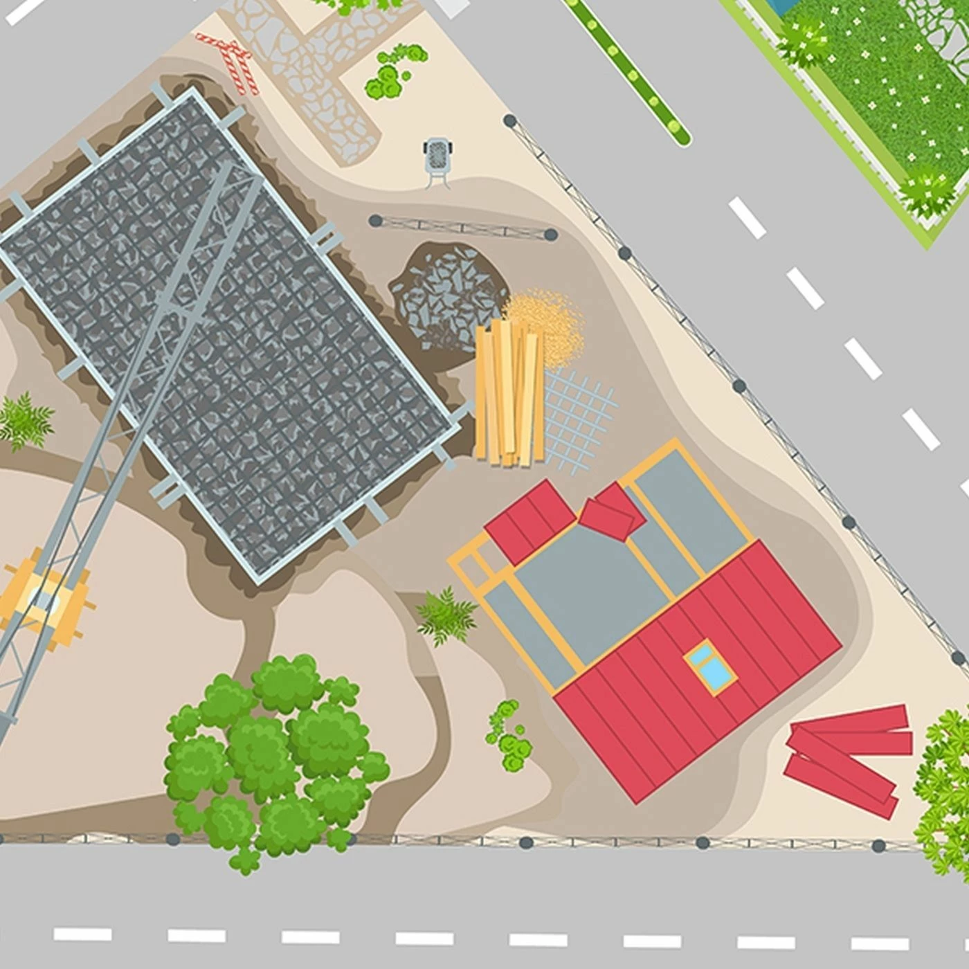 Spieldecke Auto & Verkehr, Spielteppich Auf Hochwertiger, ägyptischer Baumwolle 2 Spieldecke Auto & Verkehr, Spielteppich Auf Hochwertiger, ägyptischer Baumwolle – Bild 2