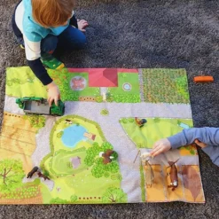 Spieldecke Bauernhof, Spielteppich Auf Hochwertiger, ägyptischer Baumwolle -Outlet STOFFWELTEN Store spieldecke bauernhof spielteppich auf hochwertiger aegyptischer baumwolle10