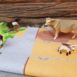 Spieldecke Bauernhof, Spielteppich Auf Hochwertiger, ägyptischer Baumwolle -Outlet STOFFWELTEN Store spieldecke bauernhof spielteppich auf hochwertiger aegyptischer baumwolle11