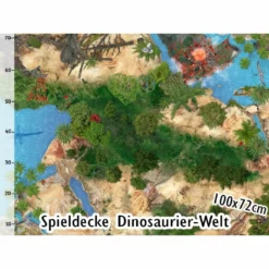 Spieldecke Dinosaurier-Welt, Spielteppich Auf Hochwertiger, ägyptischer Baumwolle