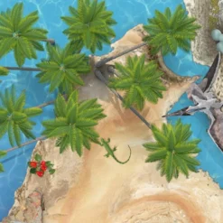 Spieldecke Dinosaurier-Welt, Spielteppich Auf Hochwertiger, ägyptischer Baumwolle -Outlet STOFFWELTEN Store spieldecke dinosaurier welt spielteppich auf hochwertiger aegyptischer baumwolle5