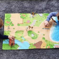 Spieldecke Pferdewelt, Spielteppich Auf Hochwertiger, ägyptischer Baumwolle -Outlet STOFFWELTEN Store spieldecke pferdewelt spielteppich auf hochwertiger aegyptischer baumwolle8