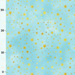 Sterne Blau Kombistoff (Unicorn, Einhorn Spezial) Sommersweat