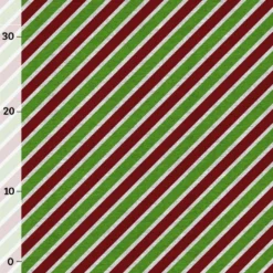Streifen Diagonal Kombistoff (Mrs Claus), Sweat Grau Meliert