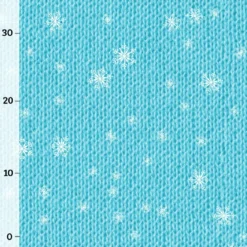 Strickoptik Blau Kombistoff (Faultier Spezial) Sommersweat