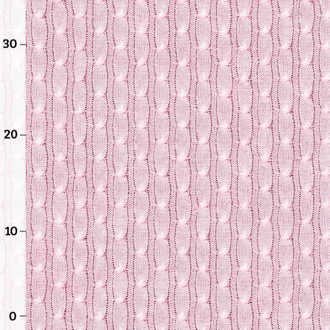 Strickoptik Rosa Kombistoff (Faultier Spezial) Sommersweat 1 Strickoptik Rosa Kombistoff (Faultier Spezial) Sommersweat