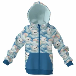 Sweatjacke, "Bärchen" (Nähset)