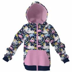 Sweatjacke, "Einhorn" (Nähset)