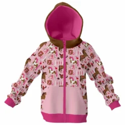 Sweatjacke, "Pferd" (Nähset)