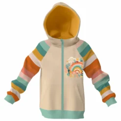 Sweatjacke, "Regenbogen" (Nähset)
