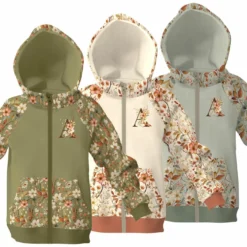 Sweatjacke, "Wildflowers" (Nähset)