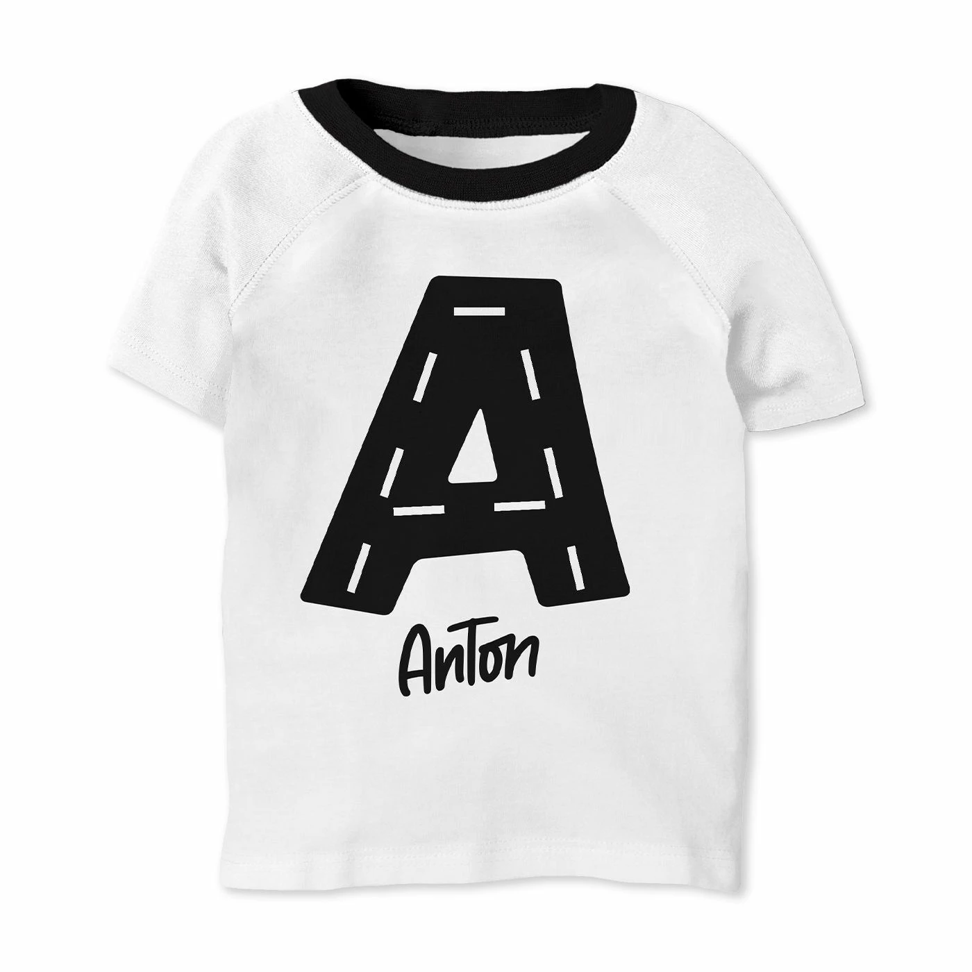 T-Shirt Buchstabe "Straße" (Nähset) 1 T-Shirt Buchstabe "Straße" (Nähset)