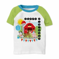 T-Shirt Geburtstag "Bauernhof" (Nähset)
