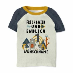 T-Shirt Geburtstag "Frech & Wild" (Nähset)