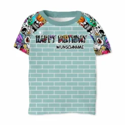 T-Shirt Geburtstag "Grafitti" (Nähset)