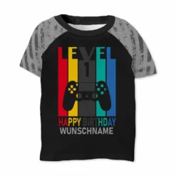T-Shirt Geburtstag "Level Up" (Nähset)