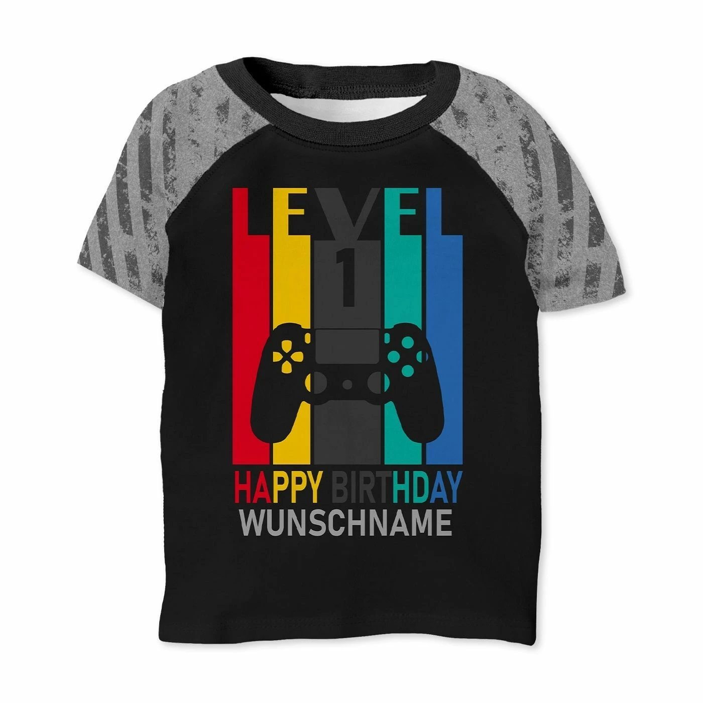 T-Shirt Geburtstag "Level Up" (Nähset) 1 T-Shirt Geburtstag "Level Up" (Nähset)