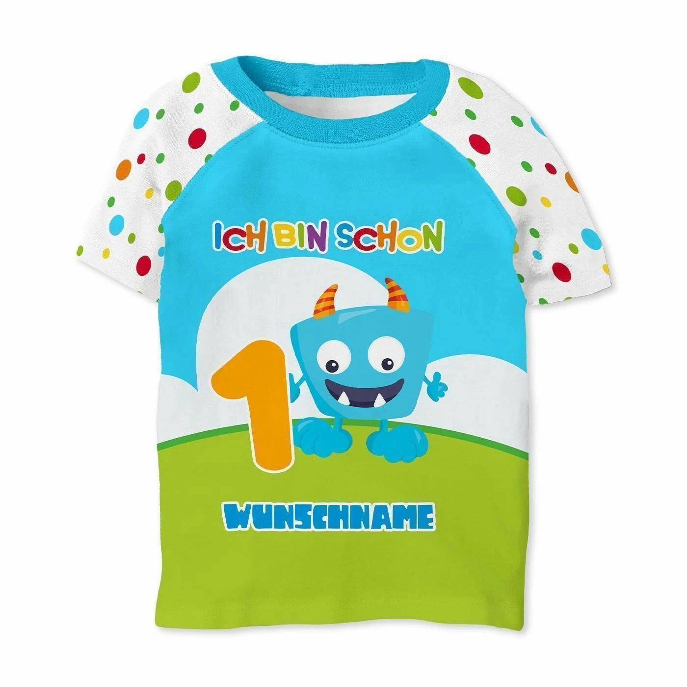 T-Shirt Geburtstag "Monster" (Nähset) 1 T-Shirt Geburtstag "Monster" (Nähset)