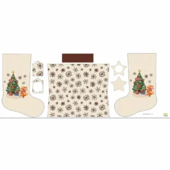 Weihnachtsstiefel (Nähset) Christmas Joy Beige -Outlet STOFFWELTEN Store weihnachtsstiefel naehset christmas joy beige 13