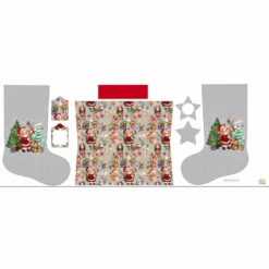 Weihnachtsstiefel (Nähset) Christmas Joy Grau -Outlet STOFFWELTEN Store weihnachtsstiefel naehset christmas joy grau 13