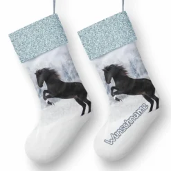 Weihnachtsstiefel (Nähset) Pferdewinter