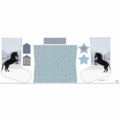 Weihnachtsstiefel (Nähset) Pferdewinter -Outlet STOFFWELTEN Store weihnachtsstiefel naehset pferdewinter 13