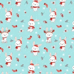 Winterhasen Auf Hochwertiger, Super Weicher, ägyptischer Baumwolle, Weihnachten