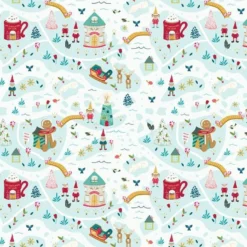 Winterland Auf Hochwertiger, Super Weicher, ägyptischer Baumwolle, Weihnachten