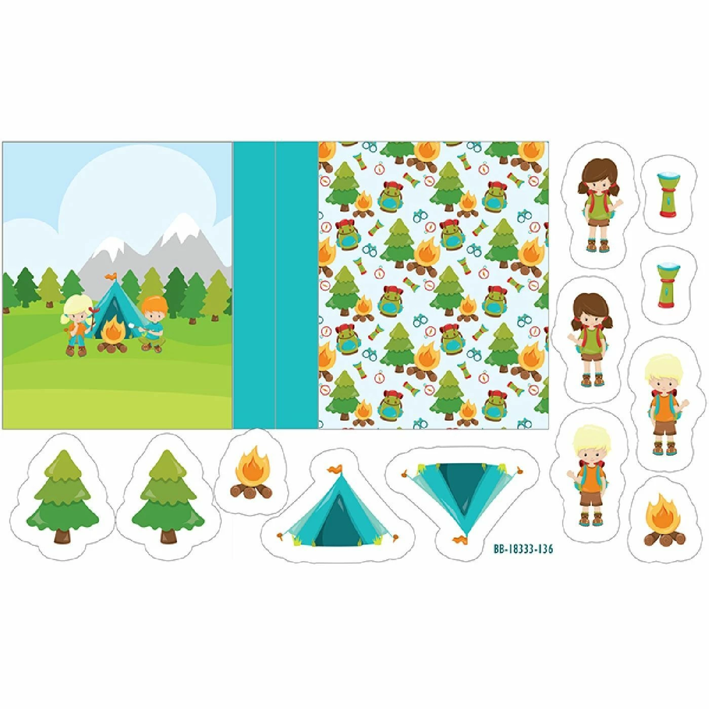 XL Cut, Sew & Play Nähset Inkl. Großer Tasche Camping Kids Canvas 2 XL Cut, Sew & Play Nähset Inkl. Großer Tasche Camping Kids Canvas – Bild 2