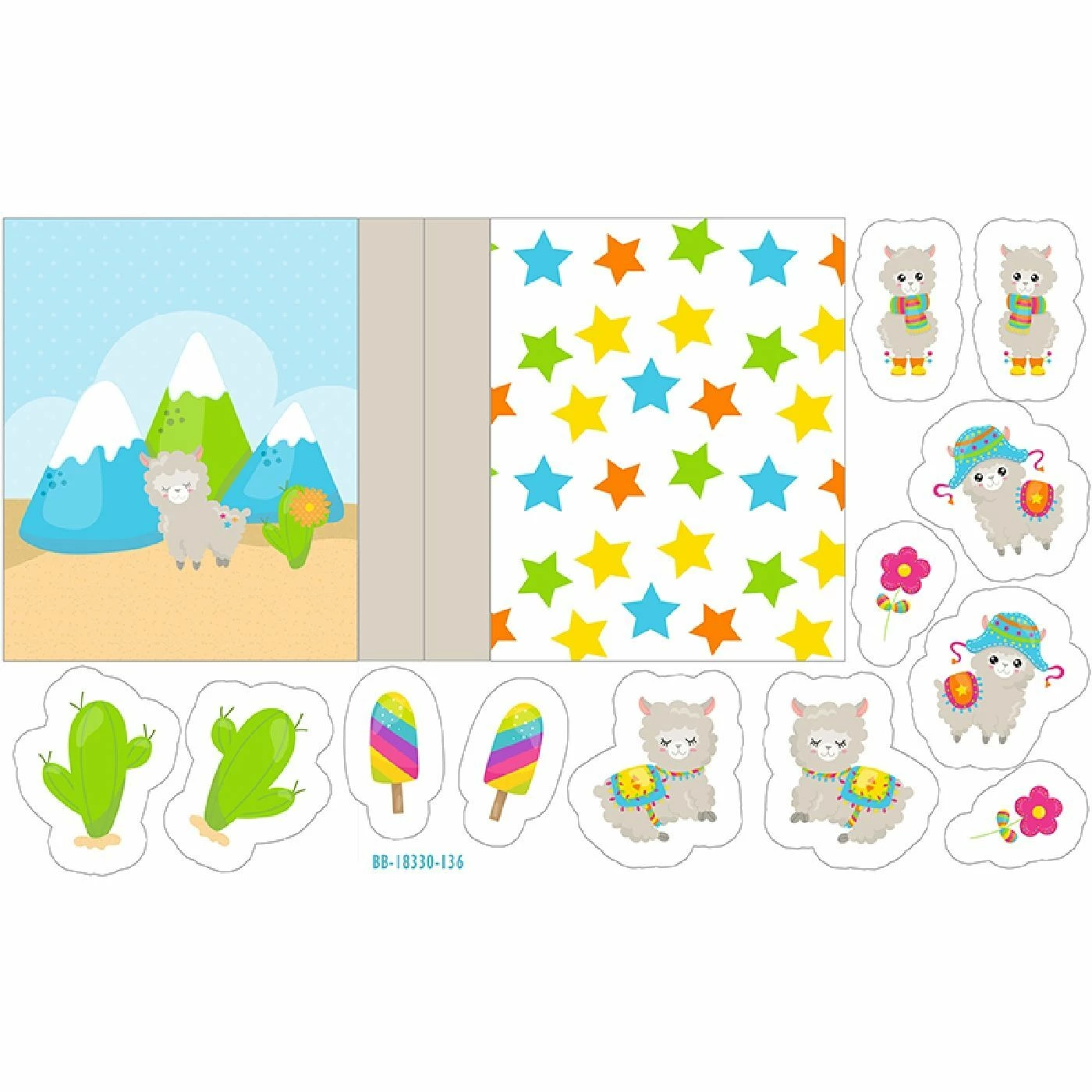 XL Cut, Sew & Play Nähset Inkl. Großer Tasche Lama, Canvas 2 XL Cut, Sew & Play Nähset Inkl. Großer Tasche Lama, Canvas – Bild 2