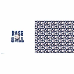 XL Panel + Kombistoff Sports, Baseball, (2 In 1) -Outlet STOFFWELTEN Store xl panel kombistoff sports baseball 2 in 13