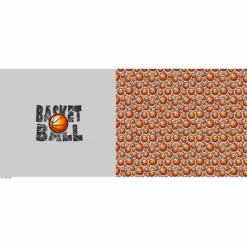 XL Panel + Kombistoff Sports, Basketball, (2 In 1) -Outlet STOFFWELTEN Store xl panel kombistoff sports basketball 2 in 13