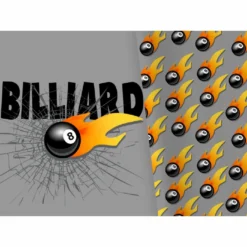 XL Panel + Kombistoff Sports, Billard, (2 In 1)