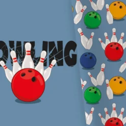 XL Panel + Kombistoff Sports, Bowling, (2 In 1)