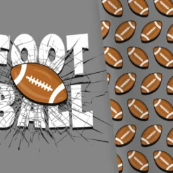 XL Panel + Kombistoff Sports, Football, (2 In 1)