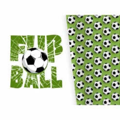 XL Panel + Kombistoff Sports, Fussball, (2 In 1)
