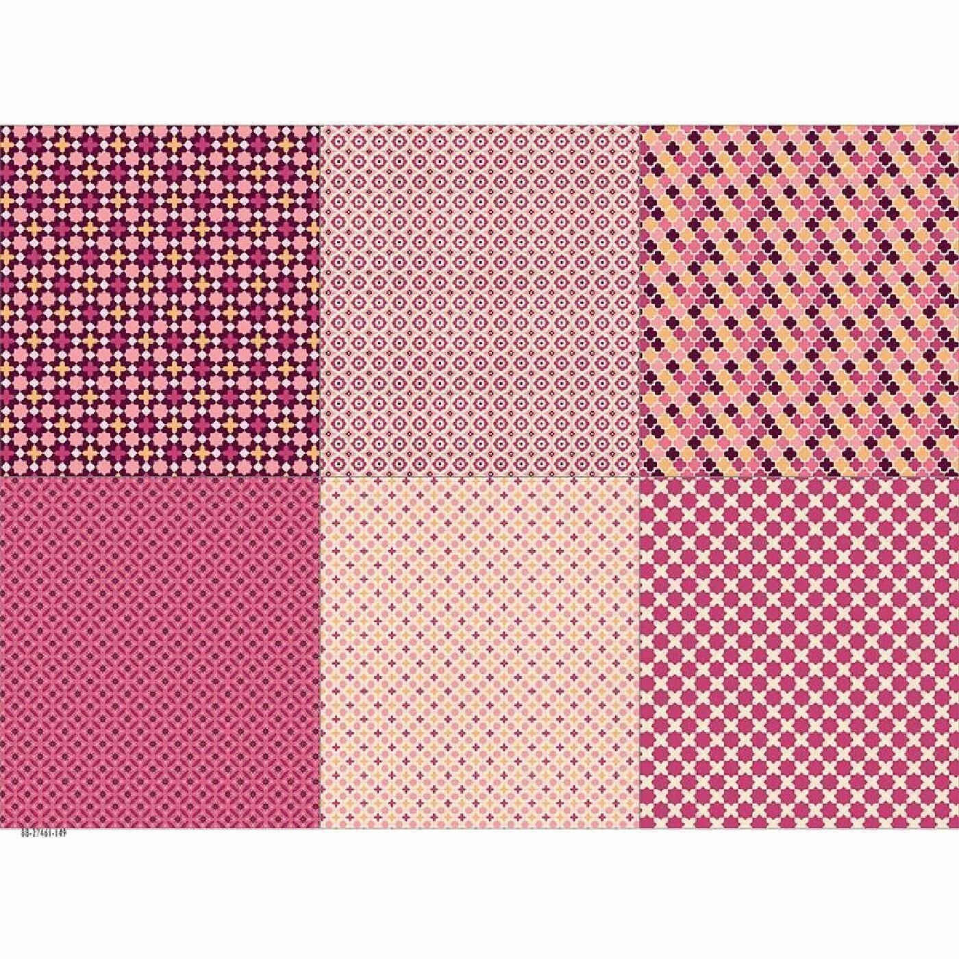 XL Patchworkpaket, 6 Designs, Muster, Stoffpaket Baumwolle, Hochwertige Popeline 3 XL Patchworkpaket, 6 Designs, Muster, Stoffpaket Baumwolle, Hochwertige Popeline – Bild 3