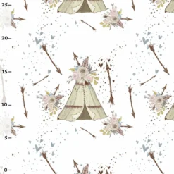 Zelt, Native Woodland Babys, Kombistoff, Sommersweat